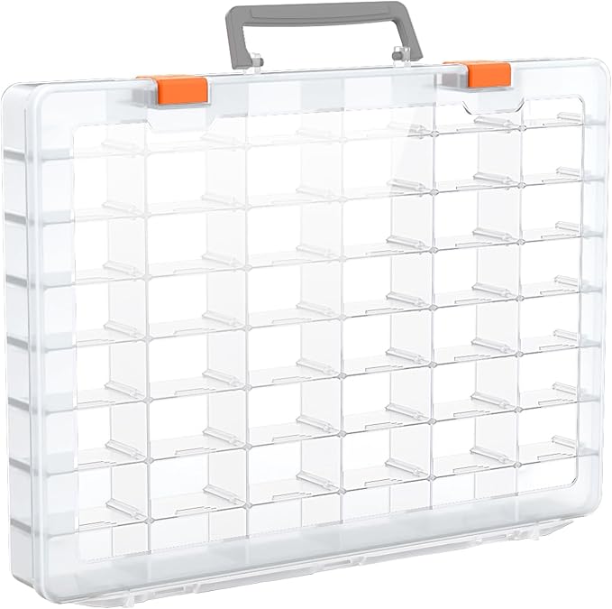 Bluedale 48 Grids Large Plastic Organizer Box by Bluedale