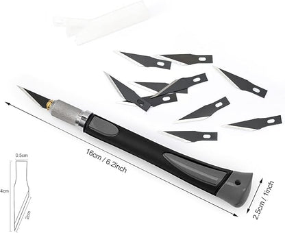 EHDIS Precision Hobby Knife Set Utility Craft Knife Kit - Image 2
