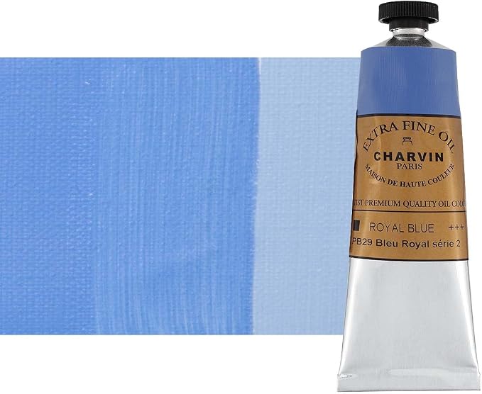 Charvin Extra Fine Oil Paint, Royal Blue 60 mL by Unknown