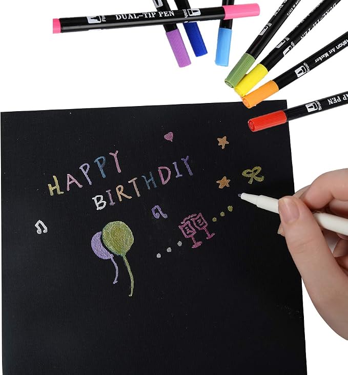 CONDA Black Canvases for Painting 9x12 inch, 100% Cotton Acid-Free, 8 oz - Image 7