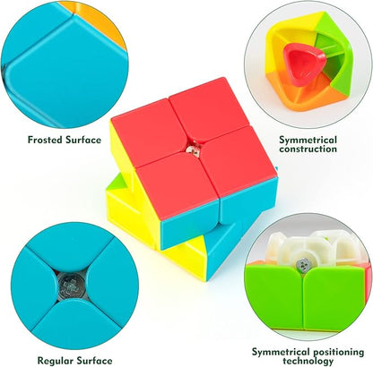 2x2 Stickerless Speed Cube Magic Puzzle Cube - Image 7
