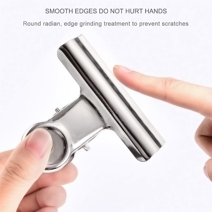 Coideal Silver Metal Hinge Clips - Image 4