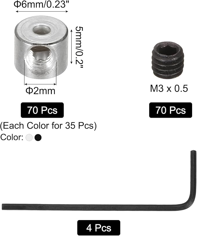 MECCANIXITY 70 Pcs Metal Locking Pin Backs, Locking Pin Keepers Locking Clasp - Image 2