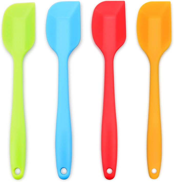 Silicone Spatula 4-piece Set, Heat-Resistant Spatulas, Non-stick Rubber Spatulas - Image 7