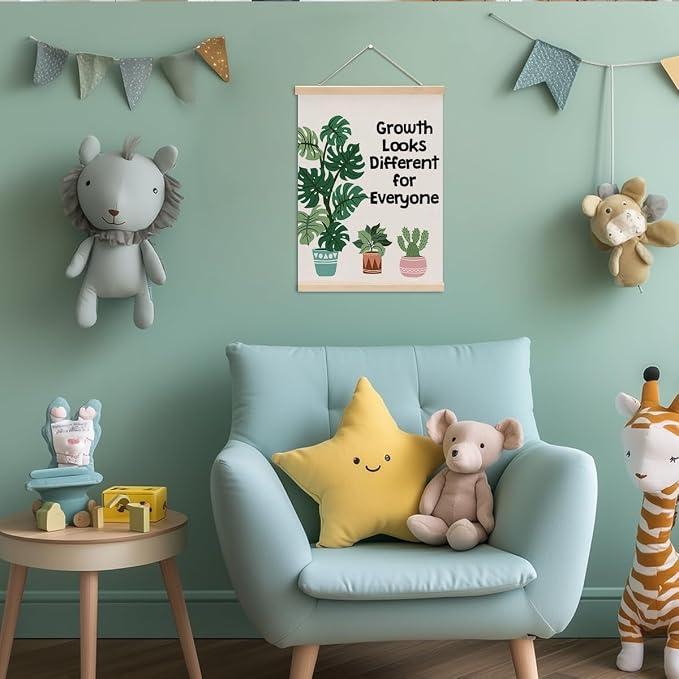 Inspirational Poster Hanger, Therapy Office Decor Growth Mindset Wall Decor - Image 4