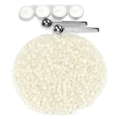 Yoption 360Pcs Cream White Sealing Wax Beads - Image 3