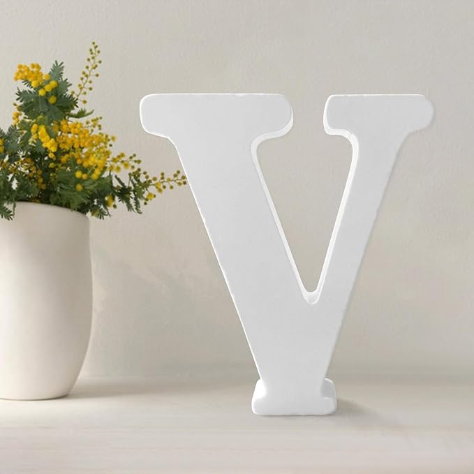 Wood Letters 4.3 Inch, Wooden Letters by UVEPBSMN