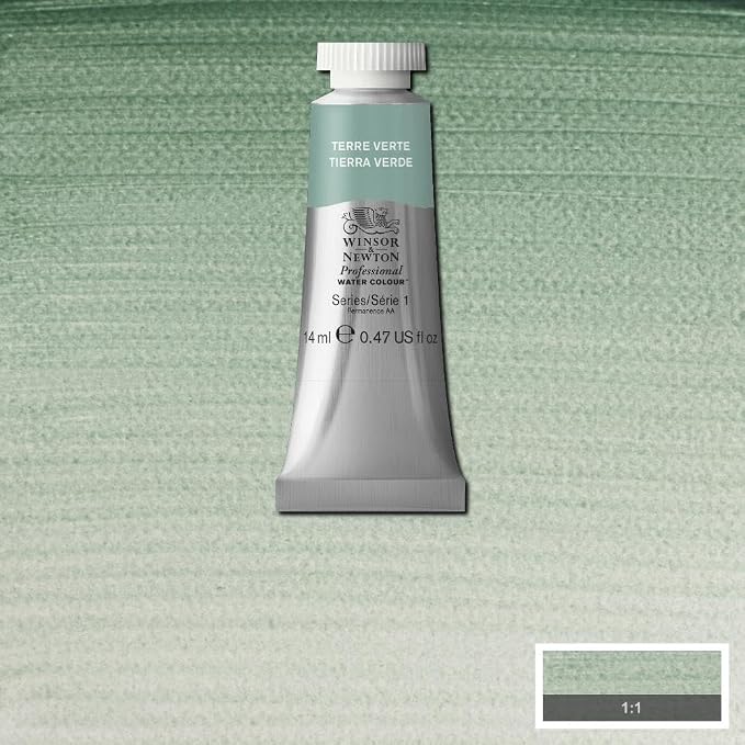 Winsor & Newton Professional Watercolor, 14ml Tube, Terre Verte - Image 6