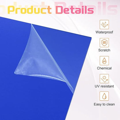 uxcell 4Pcs Acrylic Sheets 12x12 Inch Acrylic Panel 1/8 Inch-3mm Plastic Board - Image 3