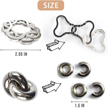 Fun Metal Brain Teaser Puzzle Games - Image 3