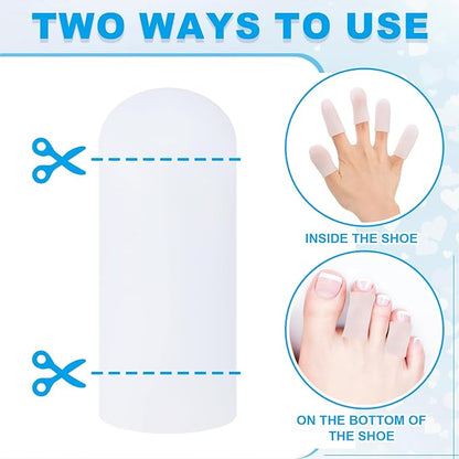 PATIKIL Gel Finger Cots 2"x0.79" - Image 3