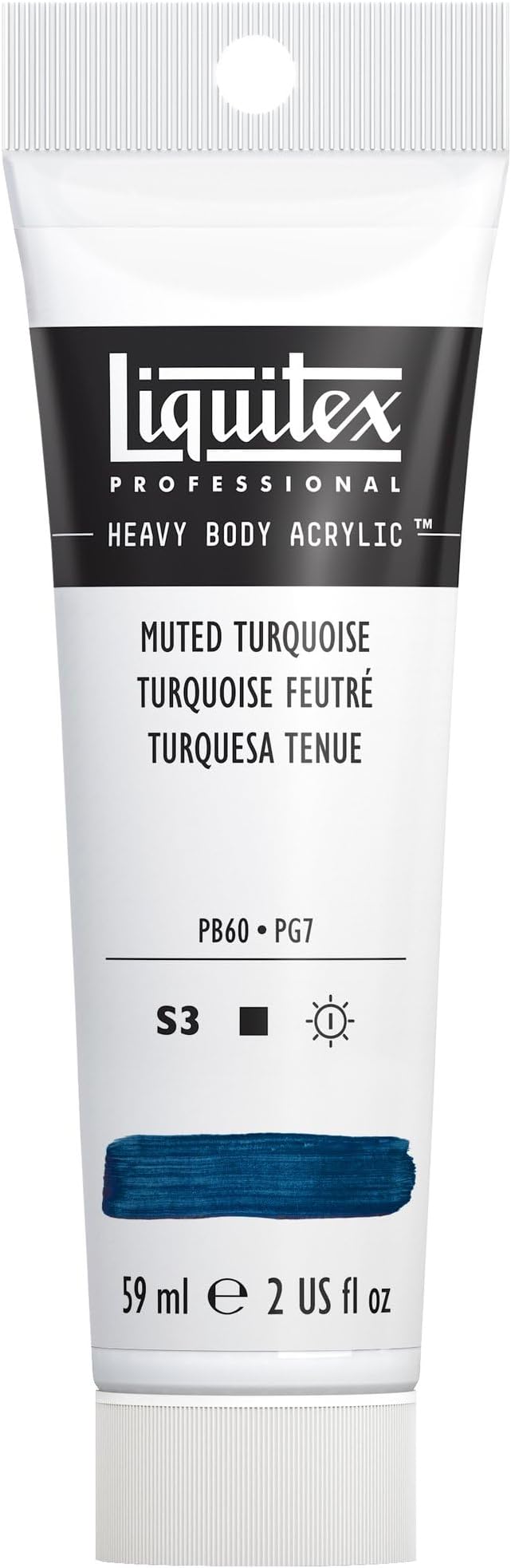 Liquitex Professional Heavy Body Acrylic Paint, 2-oz Tube, Muted Turquoise by Liquitex