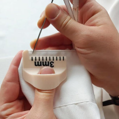 Sewing Finger Ruler for Even Stitches, Magnetic Seam Guide Sewing Kit Supplies - Image 4