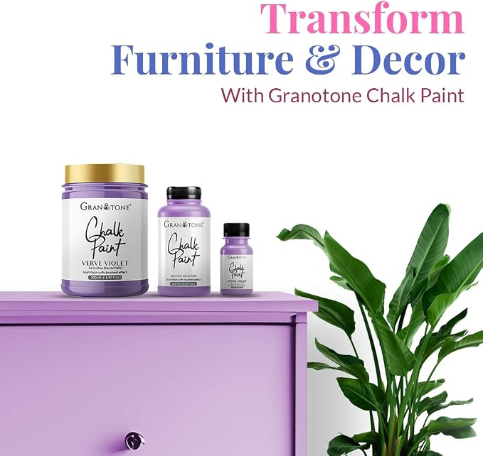 GRANOTONE Chalk Paint for Furniture | Matt-Finish Water-Based Acrylic Paint for - Image 2