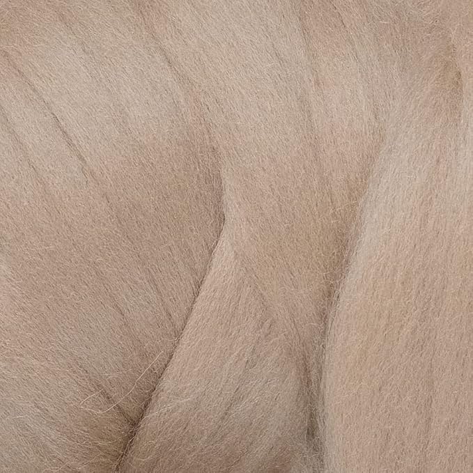 Colored Natural Wool roving, 1 lb. Best Wool - Image 4