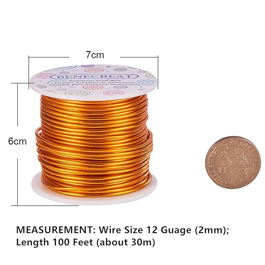 BENECREAT 12 17 18 Guage Aluminum Wire Anodized Jewelry Craft Making Beading - Image 2