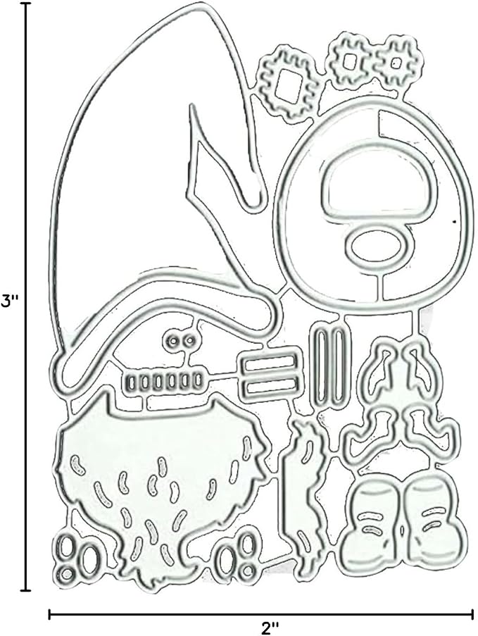Metal Cutting Dies DIY Merry Christams Embossing Stencil Template Scrapbooking - Image 7