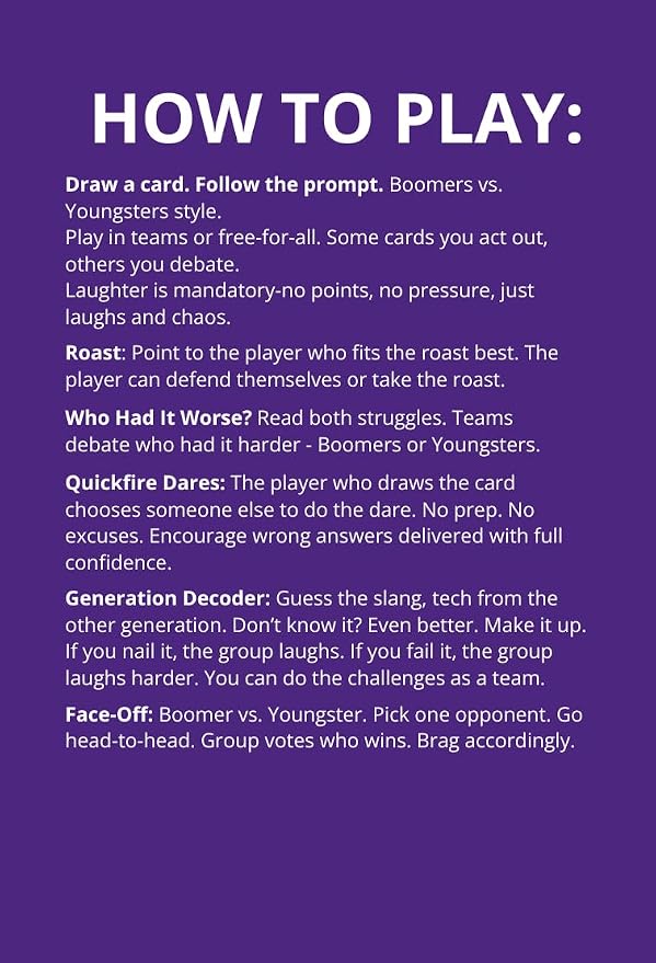 SHIMANY Over The Hill Hilarious Party Card Game - Image 3