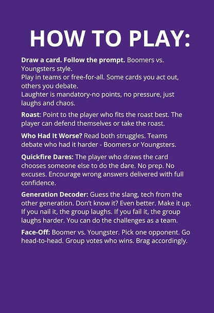 SHIMANY Over The Hill Hilarious Party Card Game - Image 3