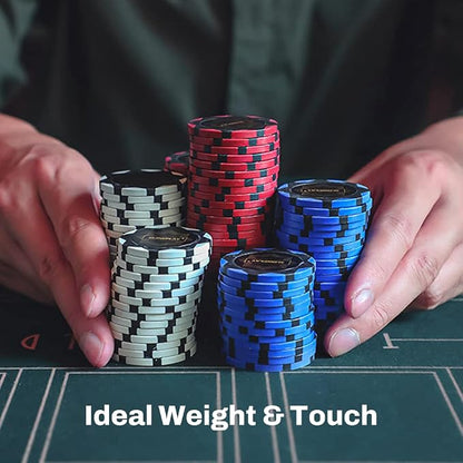 SLOWPLAY Nash Clay Poker Chips, 14 Grams Heavyweight Clay Composite, 40mm Large - Image 5