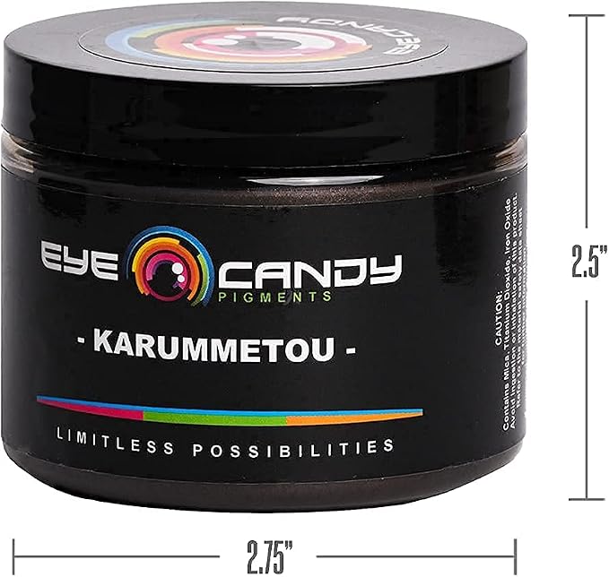 Eye Candy Premium Mica Powder Pigment “Karummetou” Multipurpose DIY Arts and - Image 9