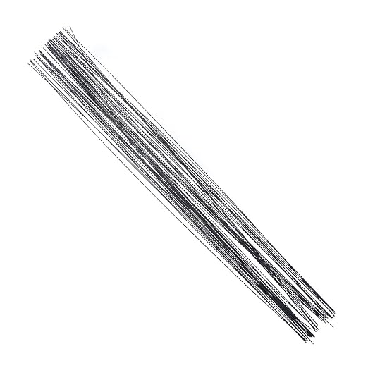 Decora 24 Gauge Black Floral Wire 16 inch, 50/Package by DECORA