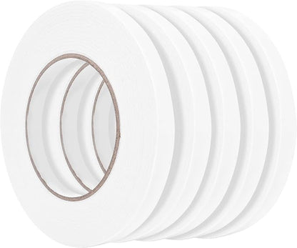 Double Sided Foam Tape 0.39In x 16.5FT 5 Pack, Mounting Tape Heavy Duty by ToLanbbt