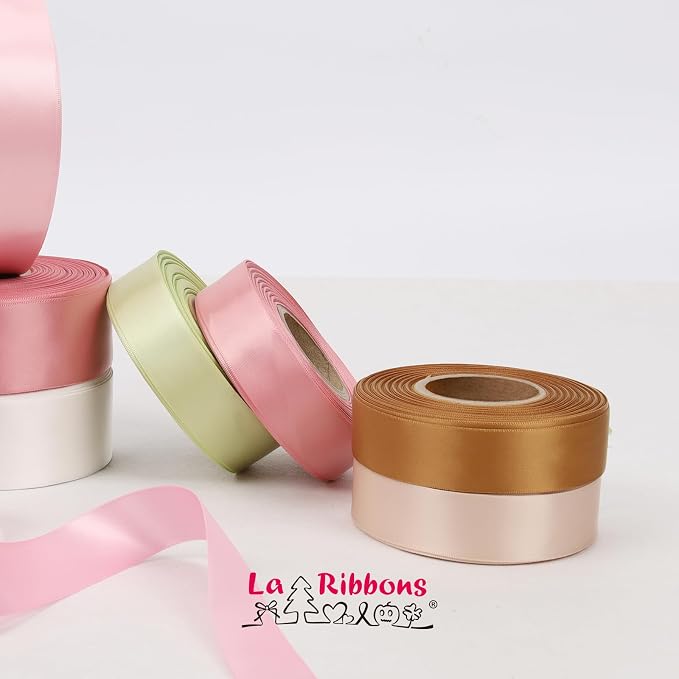 LaRibbons 1 1/2 Inch 50 Yard Double Faced Satin Ribbon - Image 8