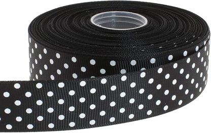 Polka Dot Grosgrain Ribbon 25 Yard Each Roll 100% Polyester by Unknown