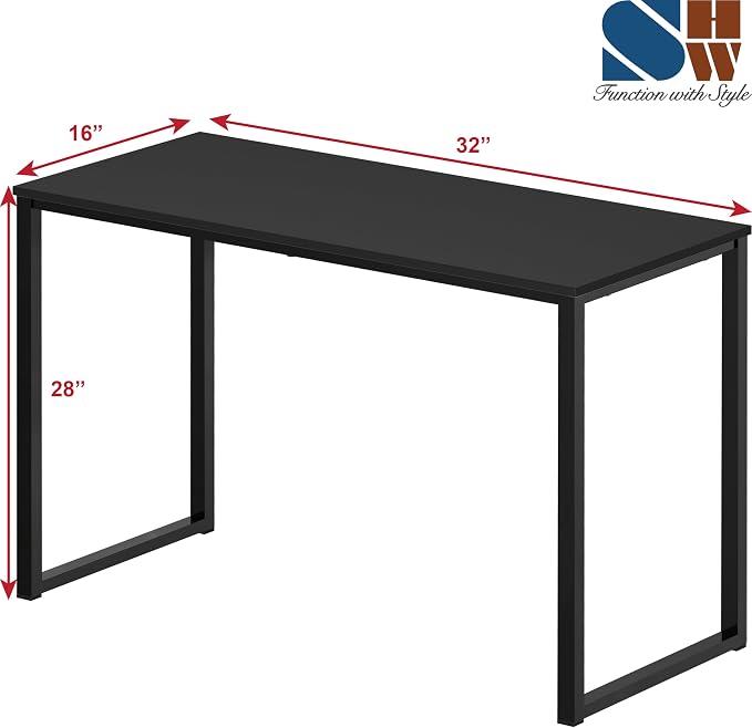 SHW Mission 32-Inch Home Office Computer Desk - Image 3