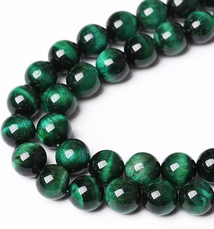 38PCS 10mm Top AAA Green Tiger Eye Beads Natural Stone Round Loose Beads - Image 4