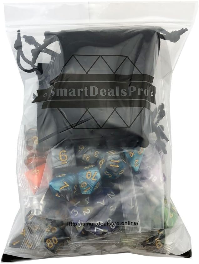SmartDealsPro 5 x 7-Die Double-Colors Polyhedral Dice Sets - Image 8