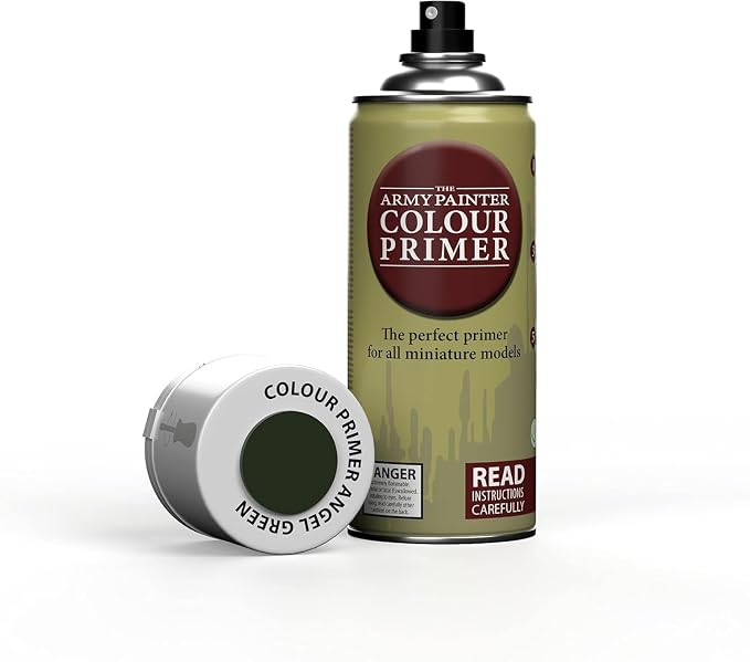 The Army Painter Colour Primer Angel Green, 400 mL Acrylic Spray Primer by TheArmyPainter