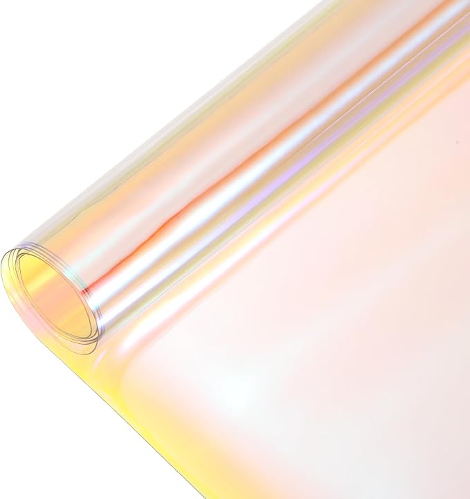 MECCANIXITY Holographic Clear PVC Vinyl Film Holographic PVC Fabric Waterproof by MECCANIXITY