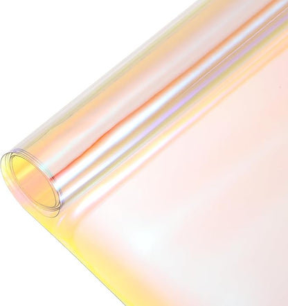MECCANIXITY Holographic Clear PVC Vinyl Film Holographic PVC Fabric Waterproof by MECCANIXITY