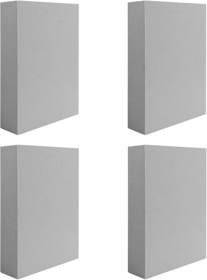 BAOFALI 4 Pcs Stamping Foam Grey Moldable Foam Stamps Plastic Dry Foam Stamp by BAOFALI