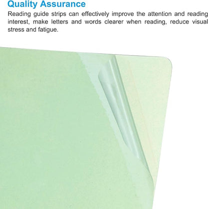 PATIKIL A4 Size Guided Reading Sheet, Grass Green - Image 5