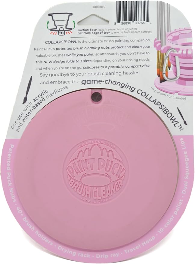 Paint Puck CollapsiBowl Paint Brush Cleaner Rinse Cup – Collapsible Paint Water - Image 3