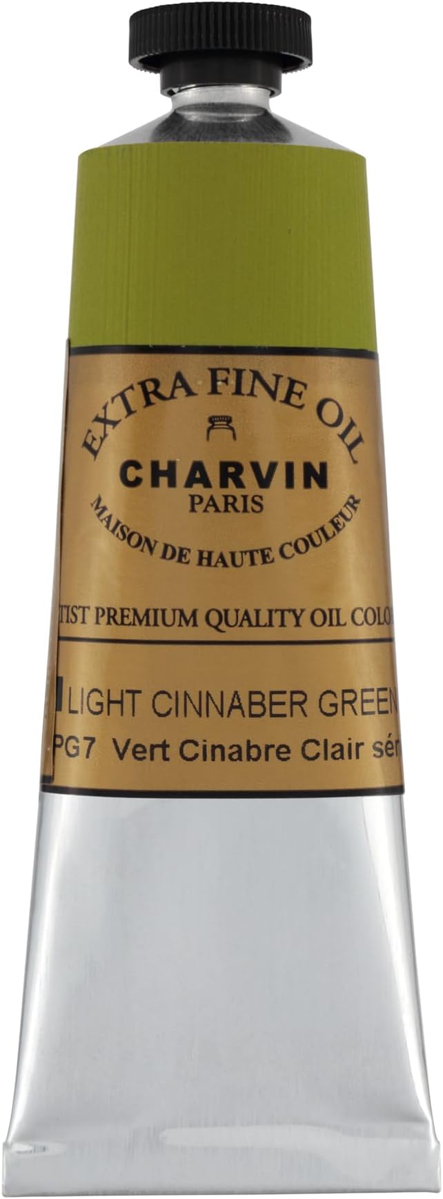 Charvin Extra Fine Oil Paint, Cinnabar Green Light 60 mL - Image 2