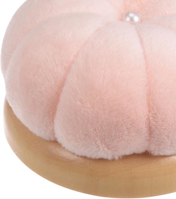 HARFINGTON Wooden Base Needle Pincushions Japanese Style Pin Cushions Round Pin - Image 4