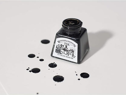 Winsor & Newton Drawing Ink, 14ml Bottle, Apple Green - Image 3