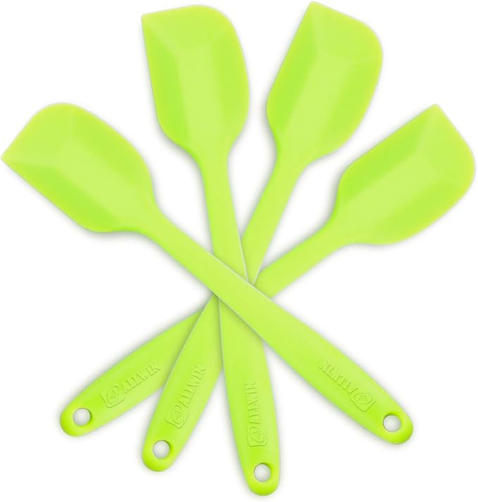 Silicone Spatula 4-piece Set, Heat-Resistant Non-stick Rubber Spatulas - Image 3