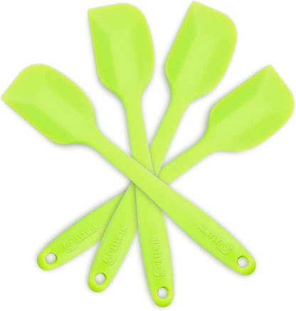 Silicone Spatula 4-piece Set, Heat-Resistant Non-stick Rubber Spatulas - Image 3