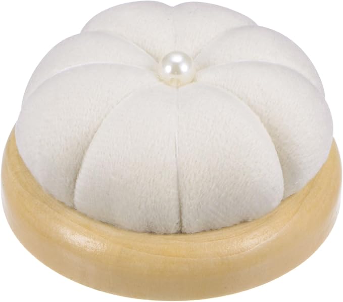 HARFINGTON Wooden Base Pin Cushion Japanese Style Cute Needle Holder by HARFINGTON