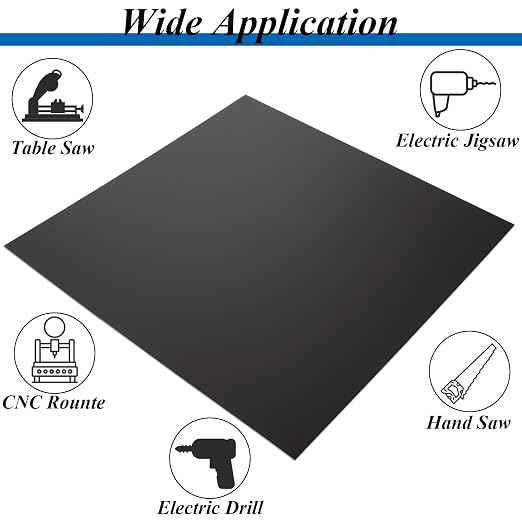 4PCS 12 x 12 x 1/32 Inch Anodized Aluminum Sheet, 0.8MM Thin Metal Plates - Image 5