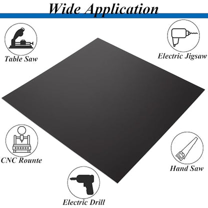 4PCS 12 x 12 x 1/32 Inch Anodized Aluminum Sheet, 0.8MM Thin Metal Plates - Image 5