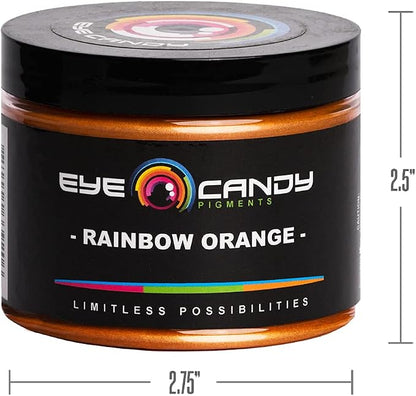 Eye Candy Pigments Premium Orange Mica Powder - Image 7