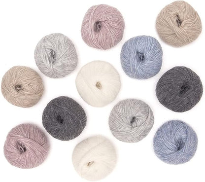 Pullu - Baby Alpaca Merino Wool Yarn Set of 3 Skeins Worsted Weight - Sourced - Image 9