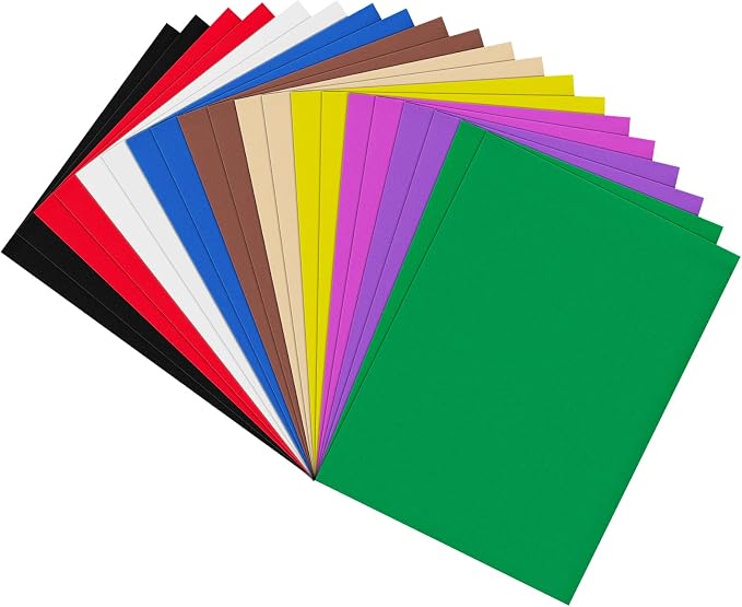 20 PCS EVA Foam Sheets DIY Handcraft Materials 1mm Thick 15.7 x 11.8 Inches by Biguphate