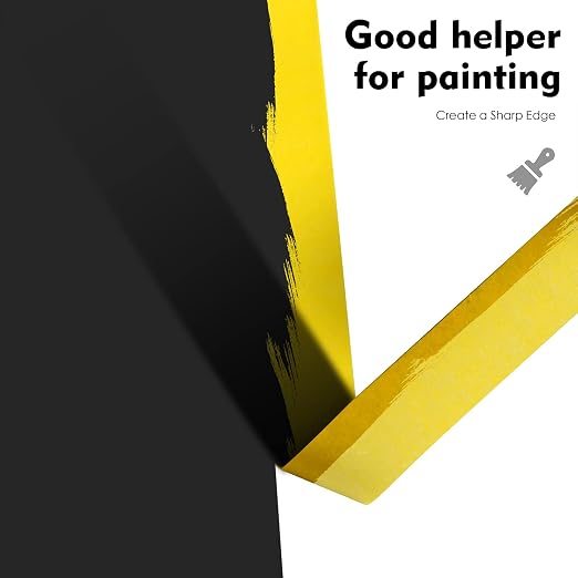 Yellow Painter's Tape, 1 inch x 60 Yards - Image 3